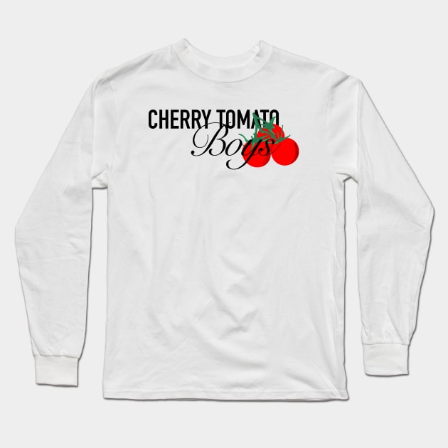 Cherry tomato boys Long Sleeve T-Shirt by WarceloWendes